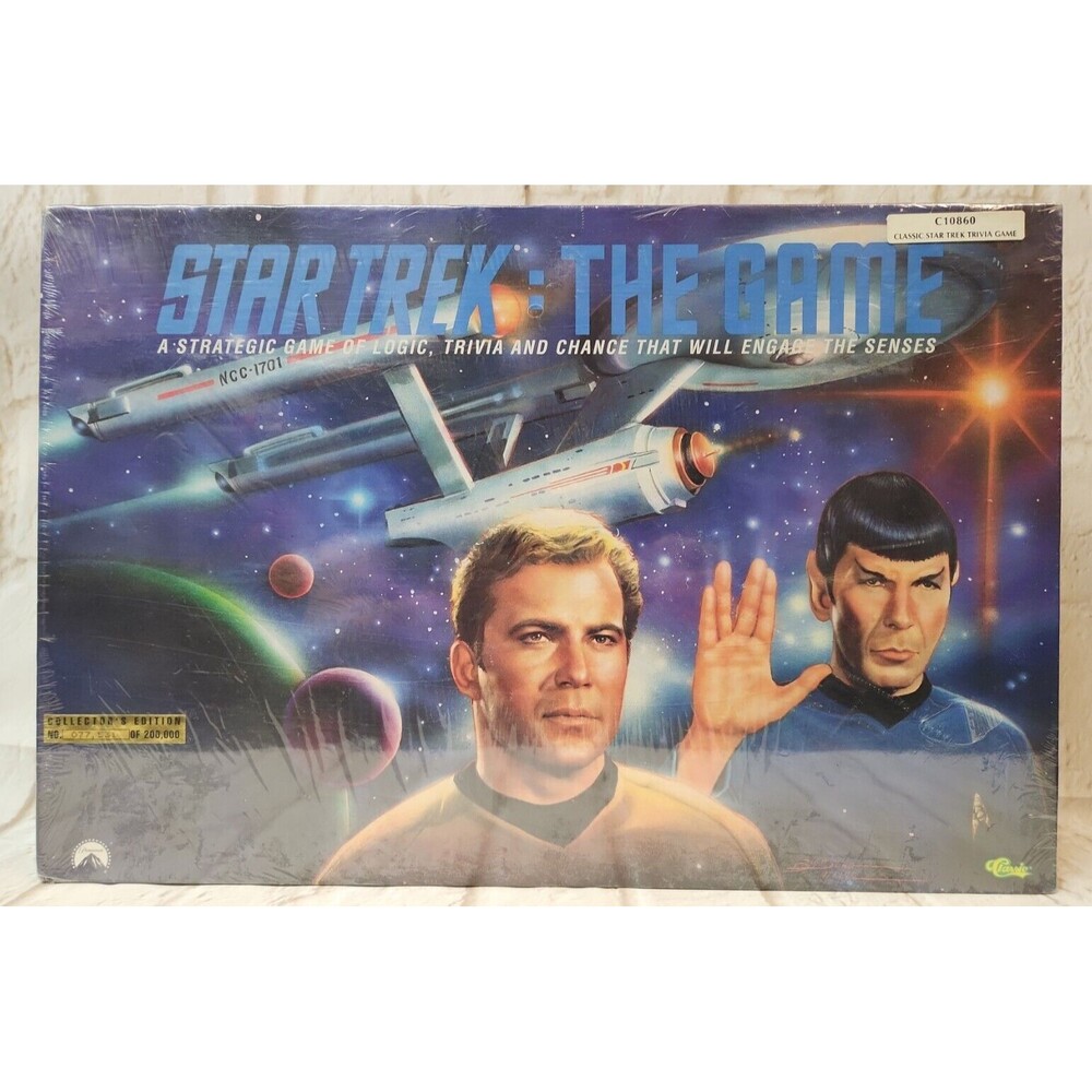 Star Trek The (Board) Game Limited Collector's Edition with Print 1992 Sealed